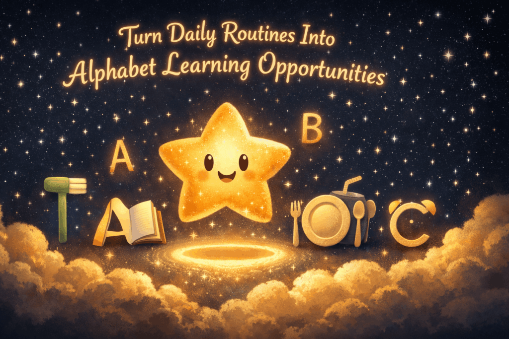 Turn Daily Routines Into Alphabet Learning Opportunities